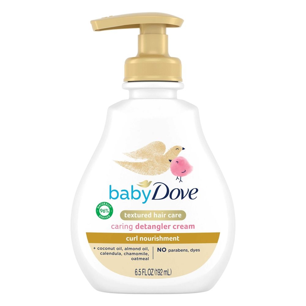 Baby Dove Textured Hair Care Curl Nourishment Detangler Cream, 6.5 Ounce -- 6 per case