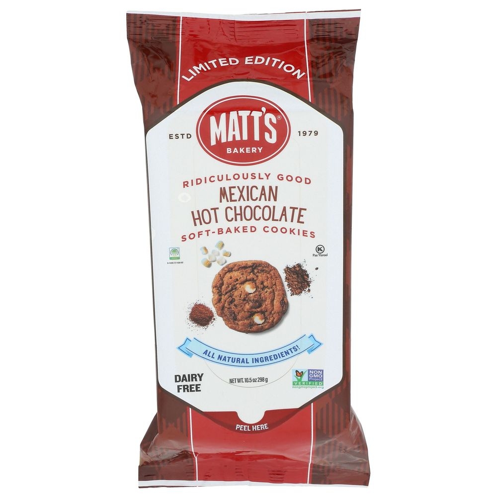 Matts Bakery Soft Baked Mexican Hot Chocolate Cookies, 10.5 Ounce -- 6 per case