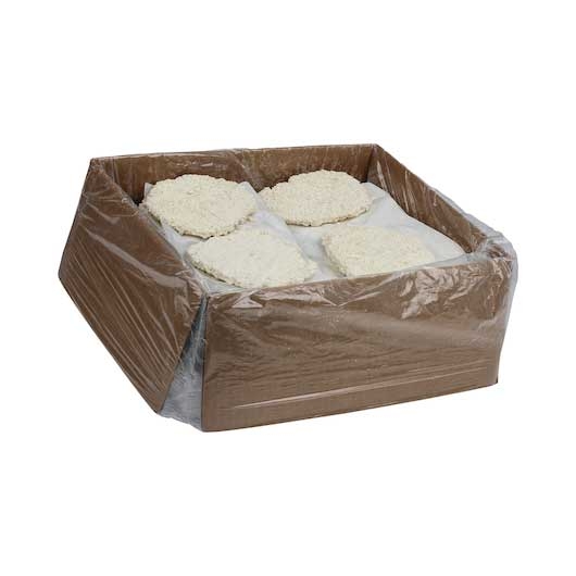 Holten Meat 4-1 Homestyle Boneless Pork Loin Patty Fritter, 40 Pieces of 4 Ounce, 10 Pound