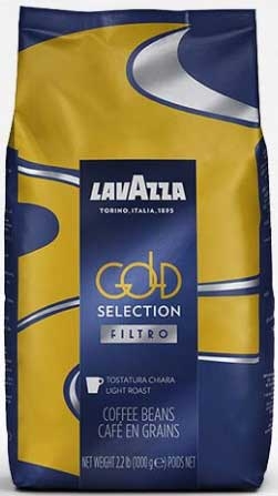 Lavazza Gold Selection Filtro Coffee Beans, 1 Kilogram -- 6 per case