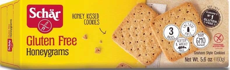 Schar Gluten Free Honeygrams, 5.6 Ounce -- 6 per case