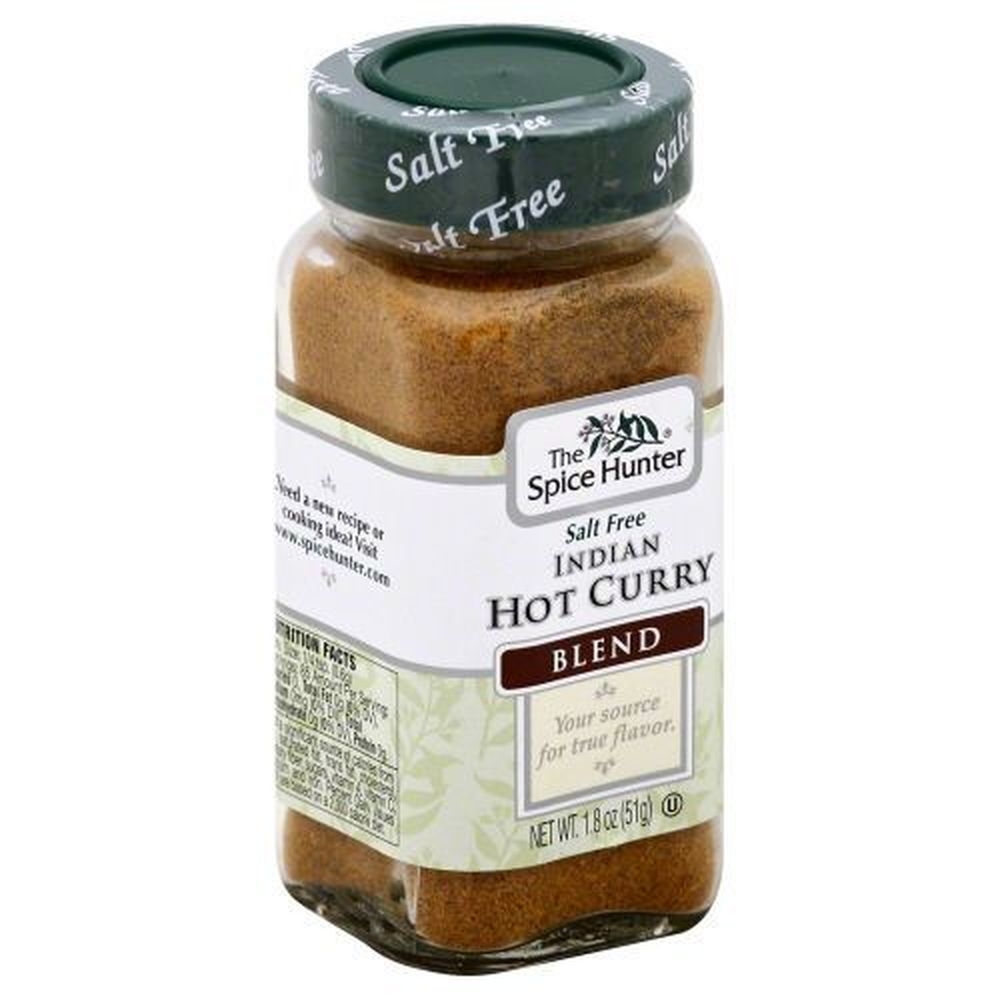 The Spice Hunter Salt Free Indian Hot Curry Blend, 1.8 Ounce -- 6 per case