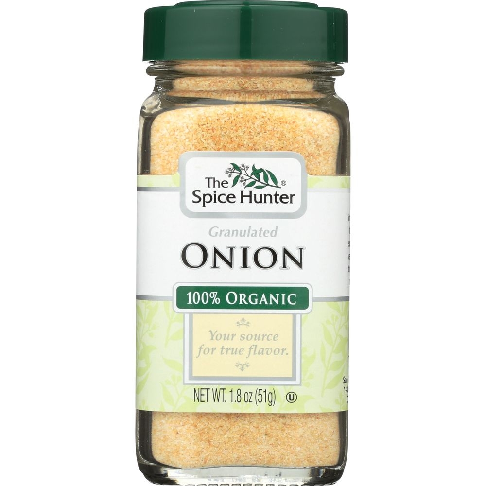 Spice Hunter Organic Granulated Onion, 1.8 Ounce -- 6 per case