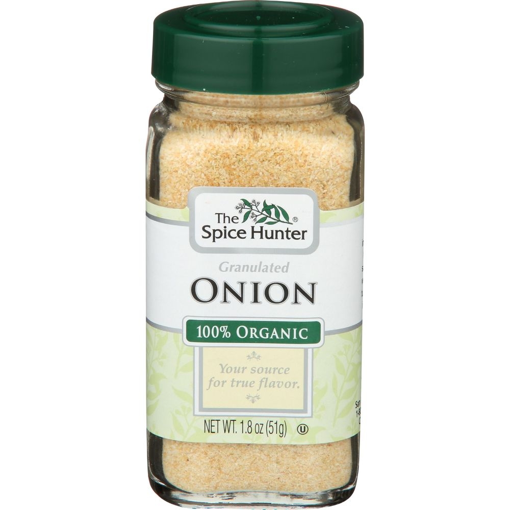 Spice Hunter Organic Granulated Onion, 1.8 Ounce -- 6 per case