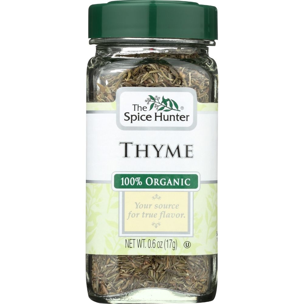 The Spice Hunter Organic Thyme, 0.6 Ounce -- 6 per case