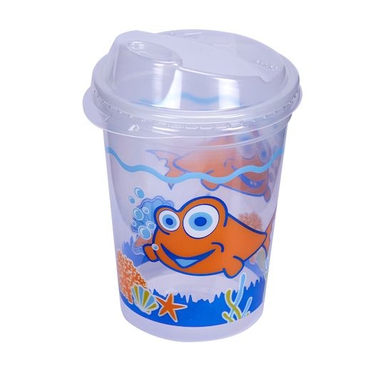 Memorables Kids Cup with Sip Lid, 12 Ounce - 25 count per pack -- 10 packs per case