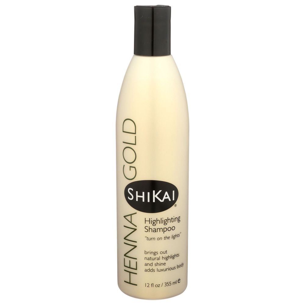 Shikai Henna Gold Highlighting Shampoo, 12 Ounce -- 3 per case