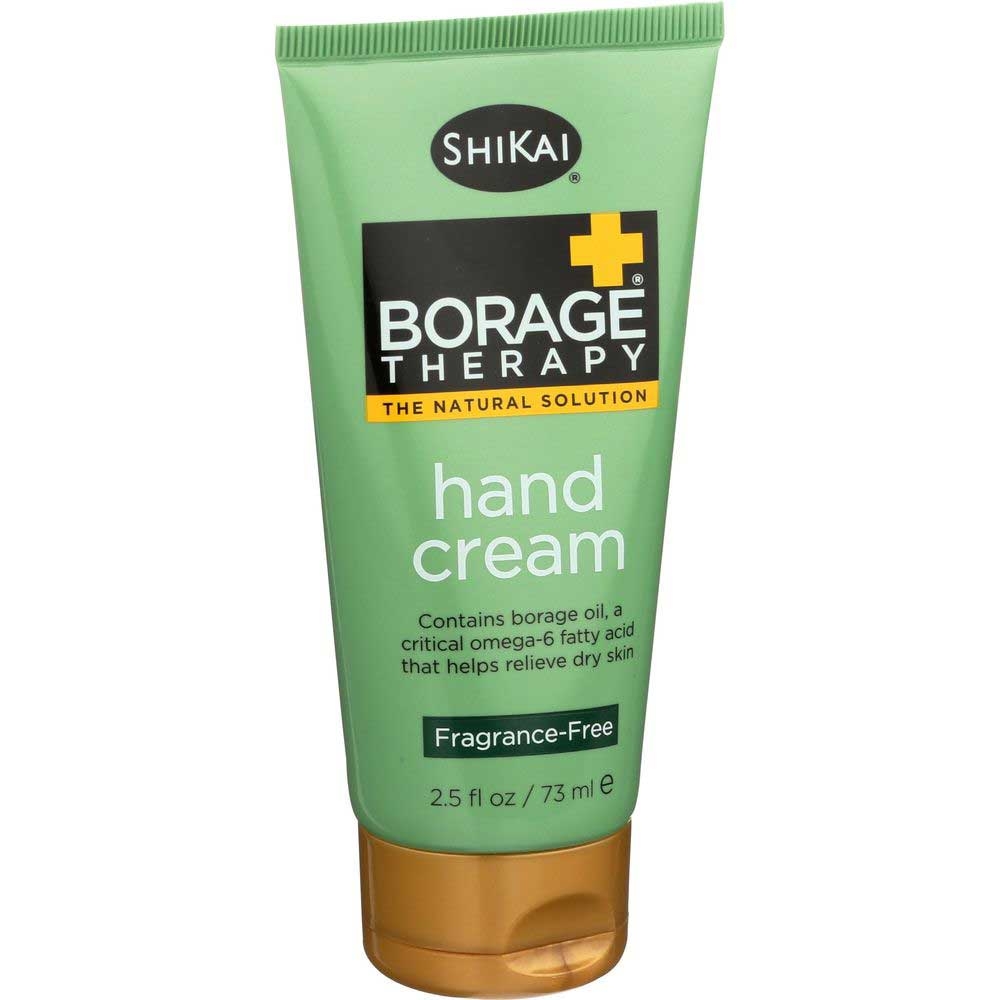 Shikai Borage Therapy Fragrance Free Hand Cream, 2.5 Ounce