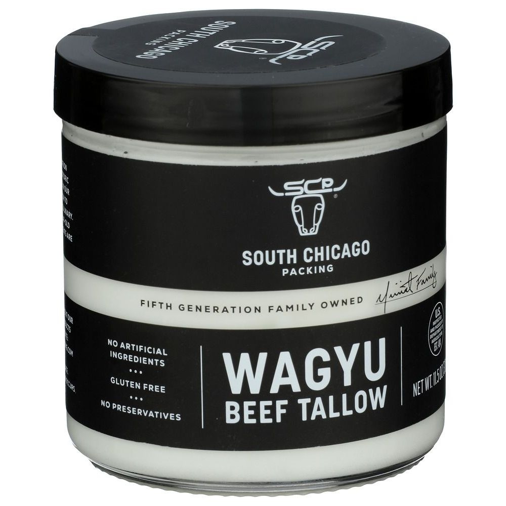 South Cicago Packing Waygu Beef Tallow, 11.5 Ounce Glass Jar -- 6 per case