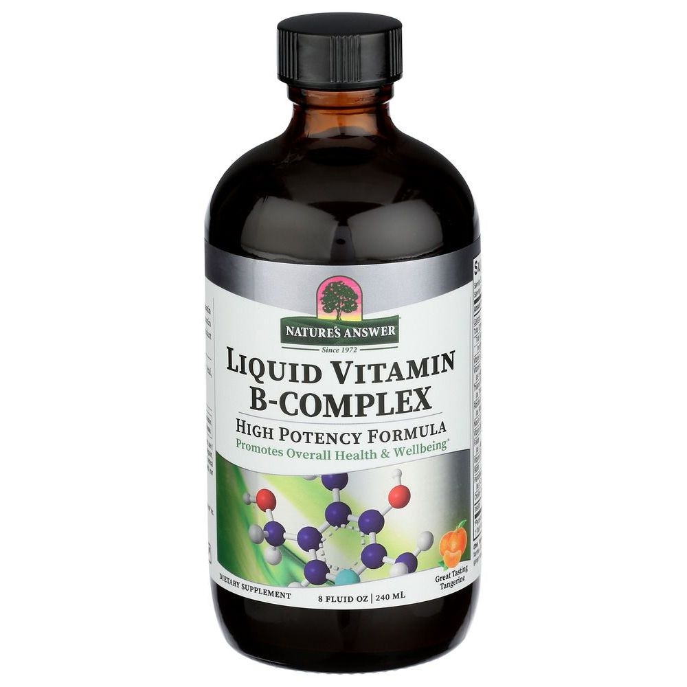 Natures Answer Vitamin B Complex Liquid, 8 Ounce