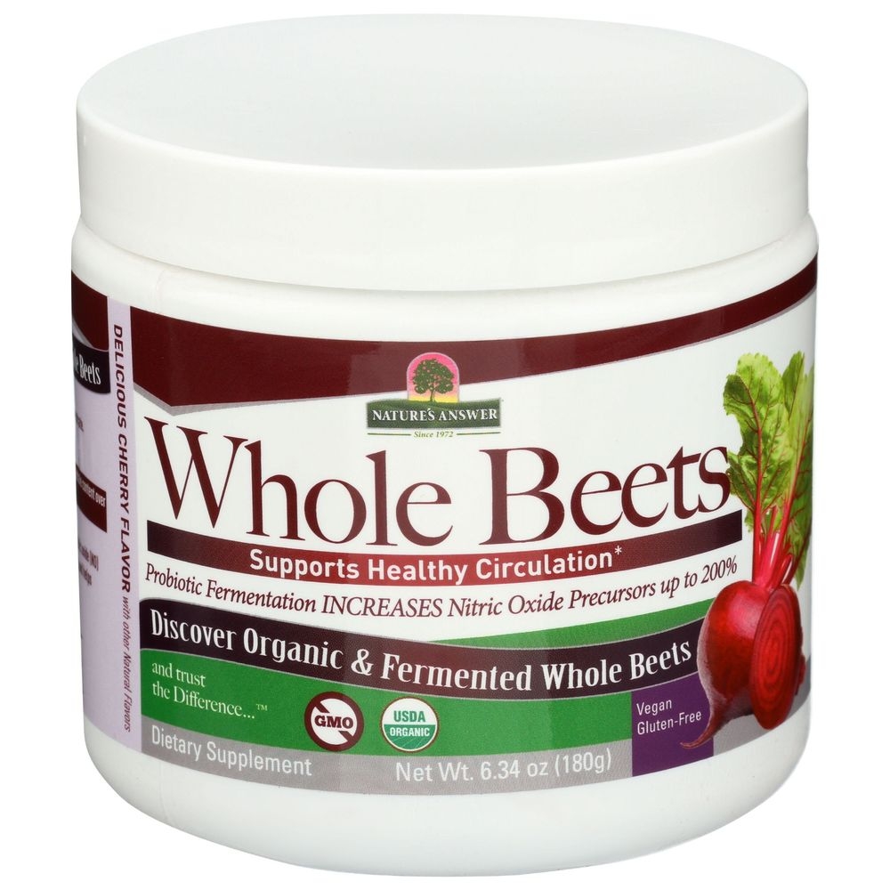 Natures Answer Organic Fermented Whole Beet Powder, 6.34 Ounce