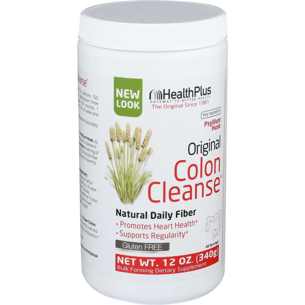 Health Plus Original Colon Cleanse Psyllium Husk, 12 Ounce