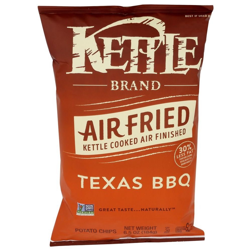 Kettle Air Fried Texas BBQ Potato Chips, 6.5 Ounce -- 12 per case