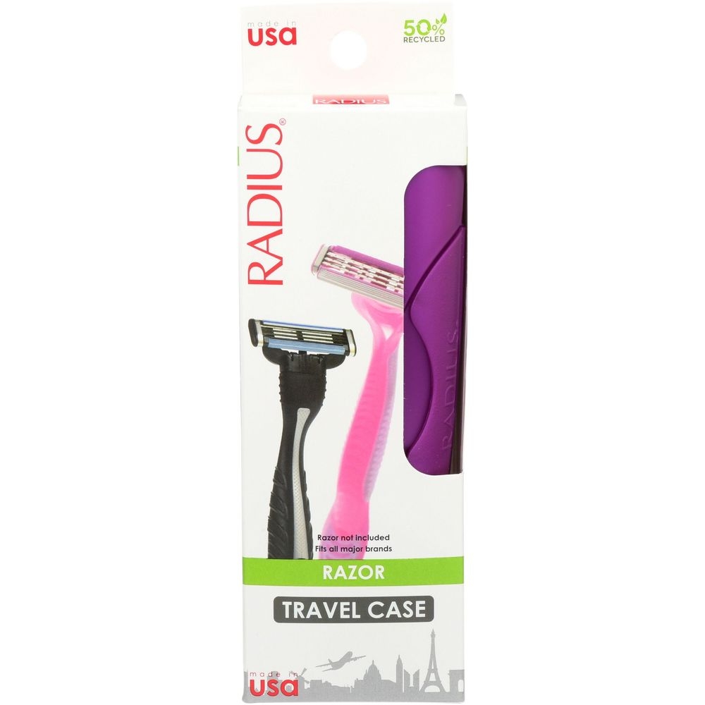 Radius Amethyst Purple Razor Travel Case -- 6 per case