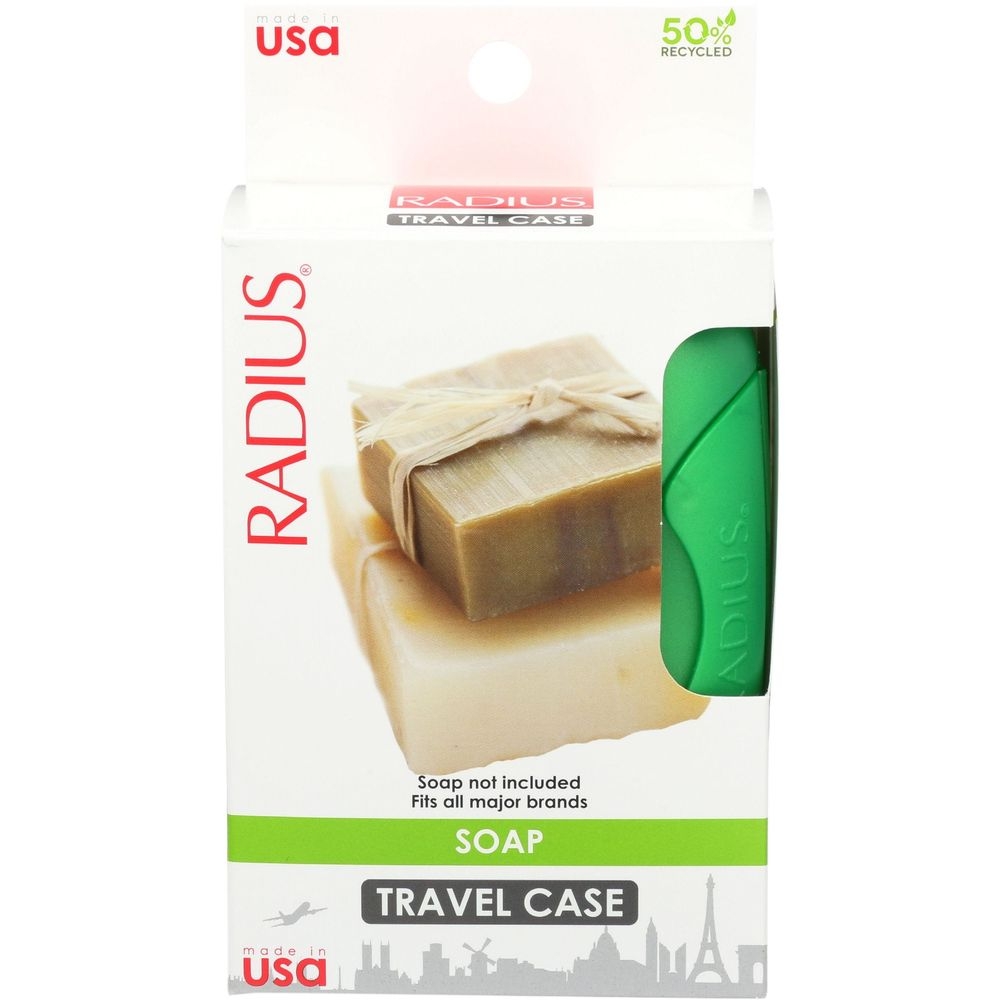 Radius Emerald Green Soap Travel Case -- 6 per case