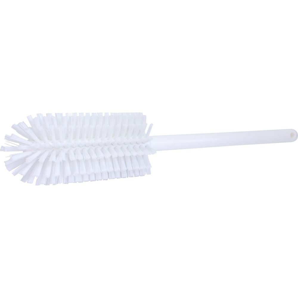 Carlisle 40001EC02 Sparta Color Coded White Polyester Bristles Bottle Brush, 16 inch Length