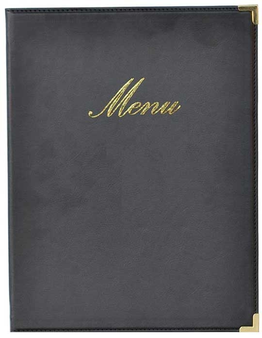 American Metalcraft Polyurethane Black Classic Bill Presenter, 10 x 13 inch