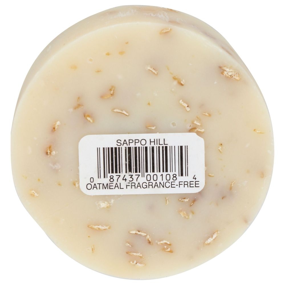 Sappo Hill Oatmeal Fragrance Free Glycerine Cream Bar Soap, 3.5 Ounce -- 12 per case