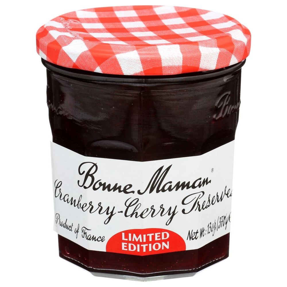 Bonne Maman Limited-Edition Cranberry Cherry Preserve, 13 Ounce -- 6 per case