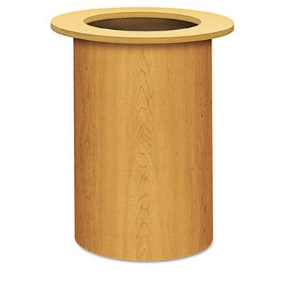 HON Laminate Cylinder Table Base, 18 inch dia. x 28h, Harvest
