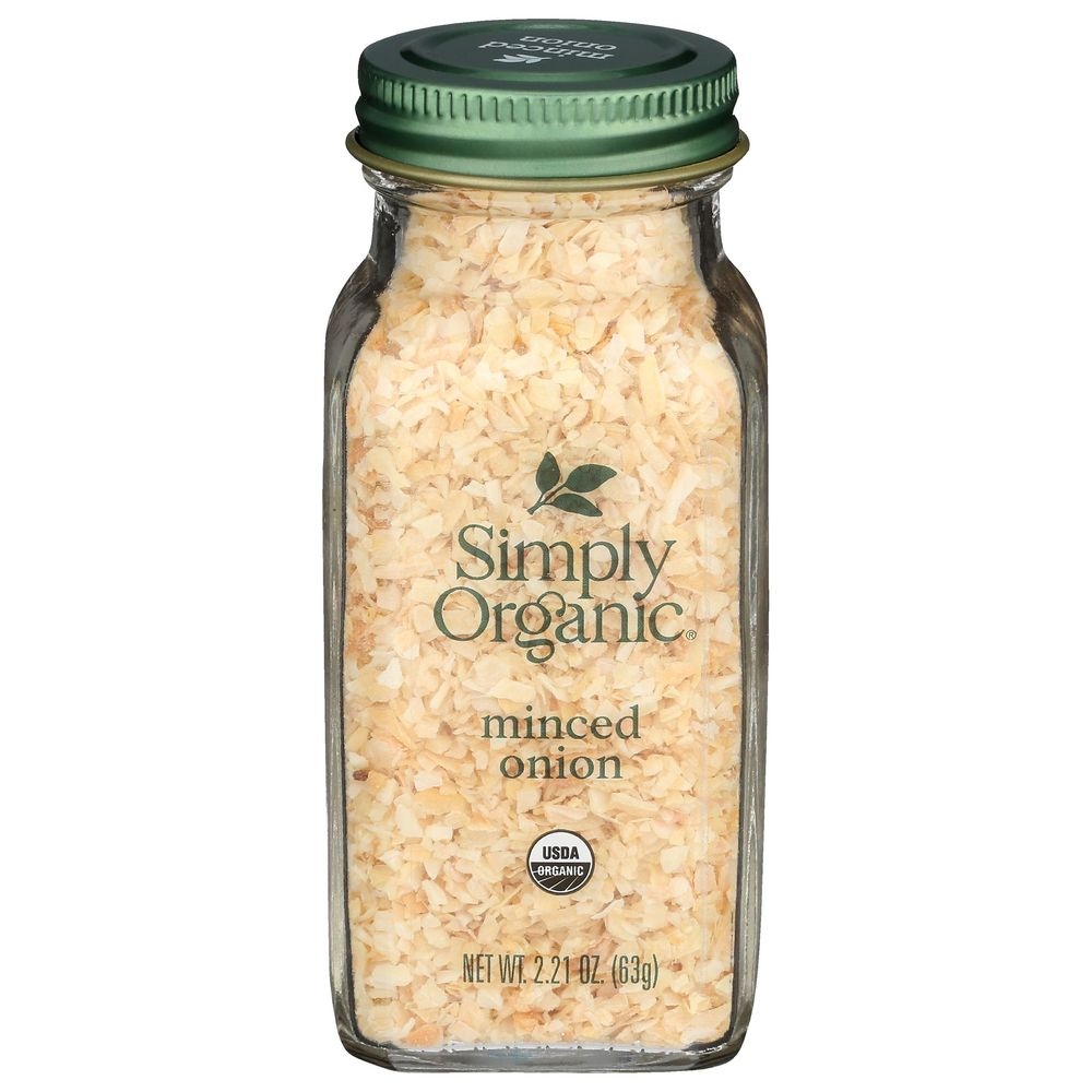 Simply Organic White Minced Onion, 2.21 Ounce Bottle