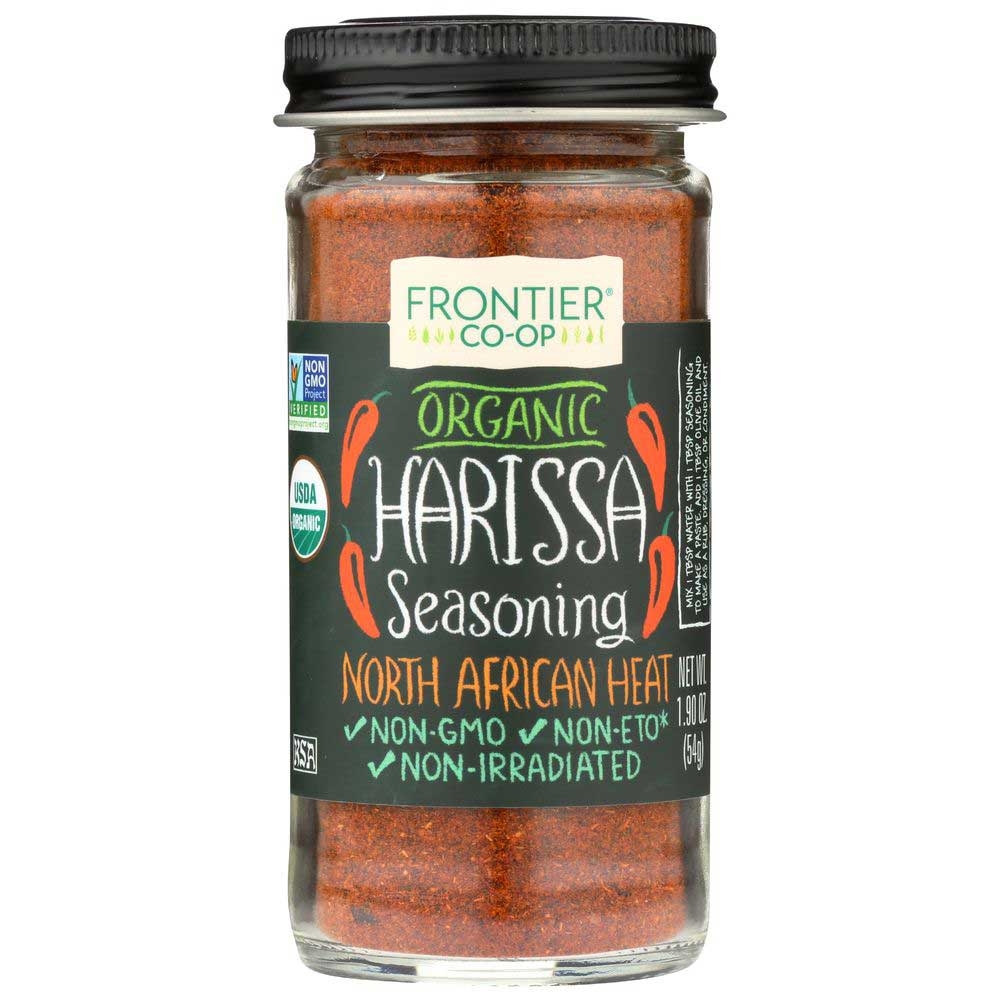 Frontier Herb Organic Harissa Seasoning, 1.9 Ounce.