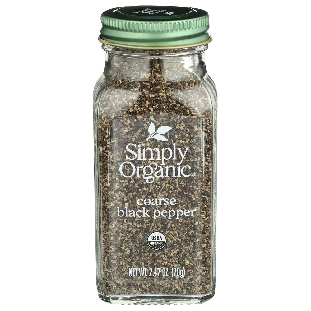 Simply Organic Coarse Black Pepper, 2.47 Ounce -- 6 per case