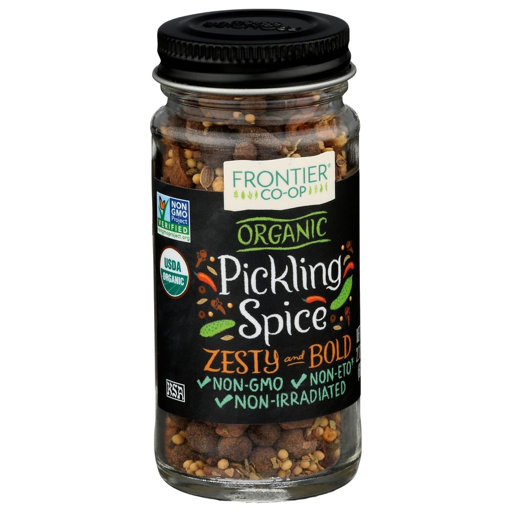 Frontier Organic Zesty Pickling Spice, 2.12 Ounce
