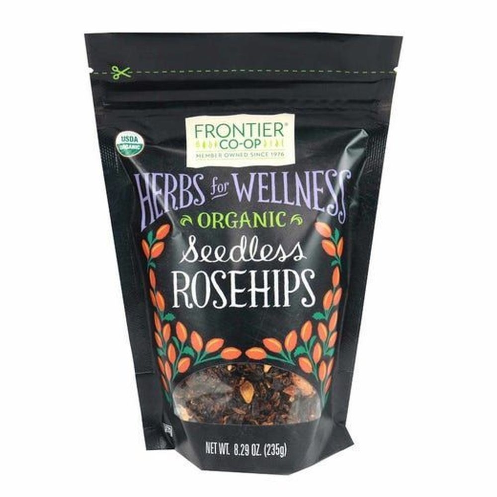 Frontier Co-op Organic Cut and Sifted Seedless Rosehips, 8.29 Ounce -- 12 per case