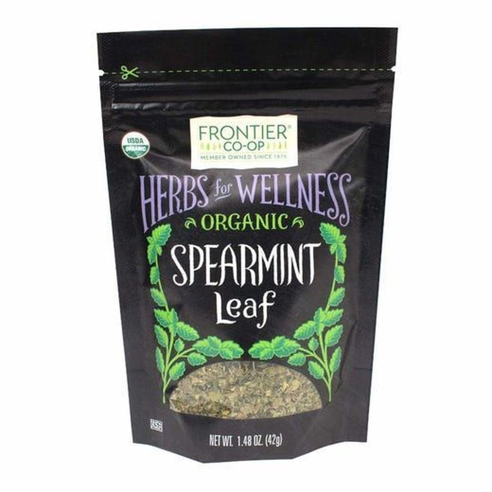 Frontier Co-op Organic Spearmint Leaf, 1.48 Ounce -- 12 per case