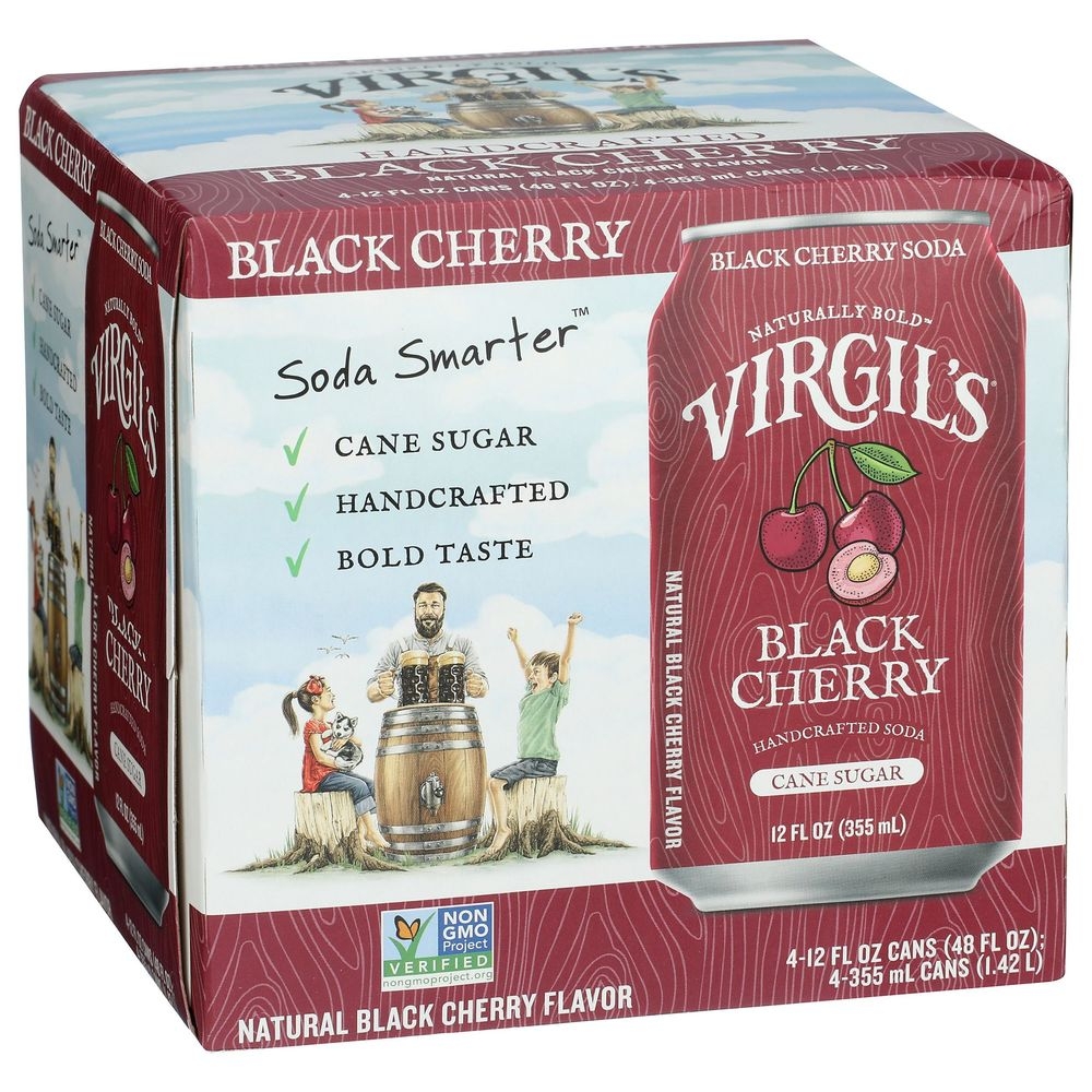 Virgils Black Cherry Soda, 12 Fluid Ounce -- 24 per case