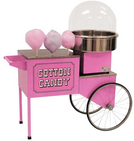 Winco BenchmarkUSA Cart/Trolley for Zephyr Cotton Candy Machine, 60 x 24 x 32 inch -- 1 set