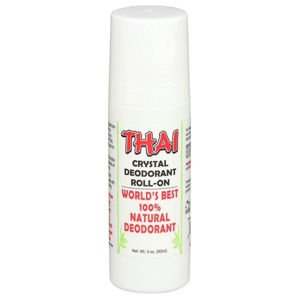 Thai Crystal Liquid Deodorant Roll-On, 3 Ounce
