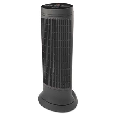 Honeywell Digital Tower Heater, 750 - 1500 W, 10 1/8 inch x 8 inch x 23 1/4 inch, Black