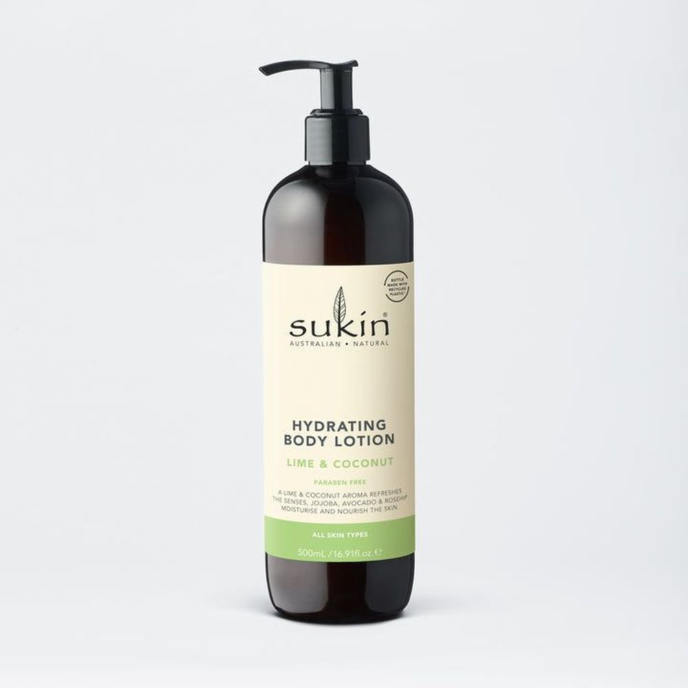 Sukin Lime Coconut Body Lotion, 16.91 Fluid Ounce