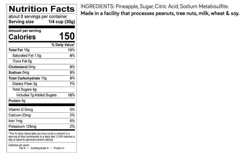 Truly Good Foods Pineapple Wedges, 10 Ounce -- 6 per case