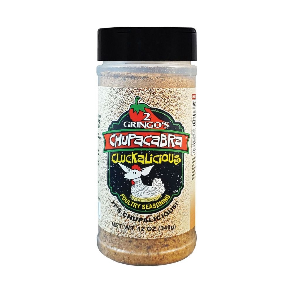 2 Gringos Chupacabra Cluckalicous Poultry Seasoning, 12 Ounce -- 6 per case