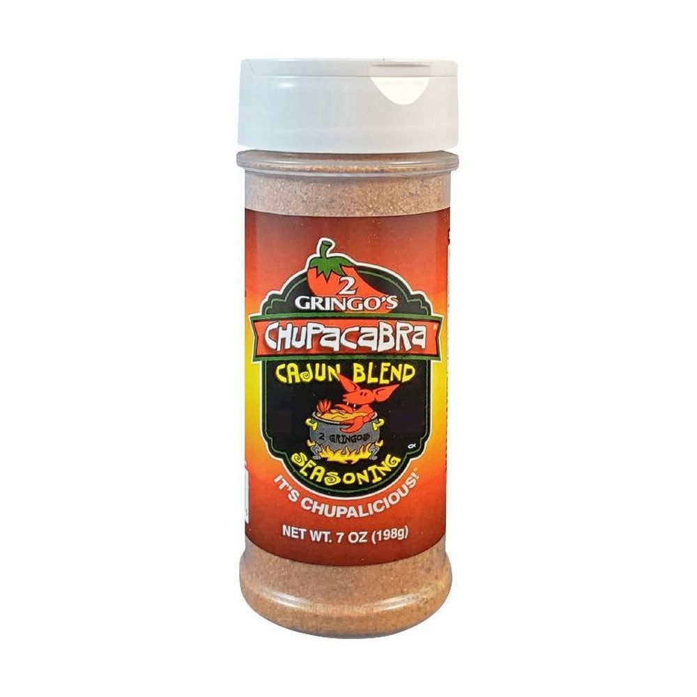 2 Gringos Chupacabra Cajun Blend Rub Seasoning, 7 Ounce -- 6 per case