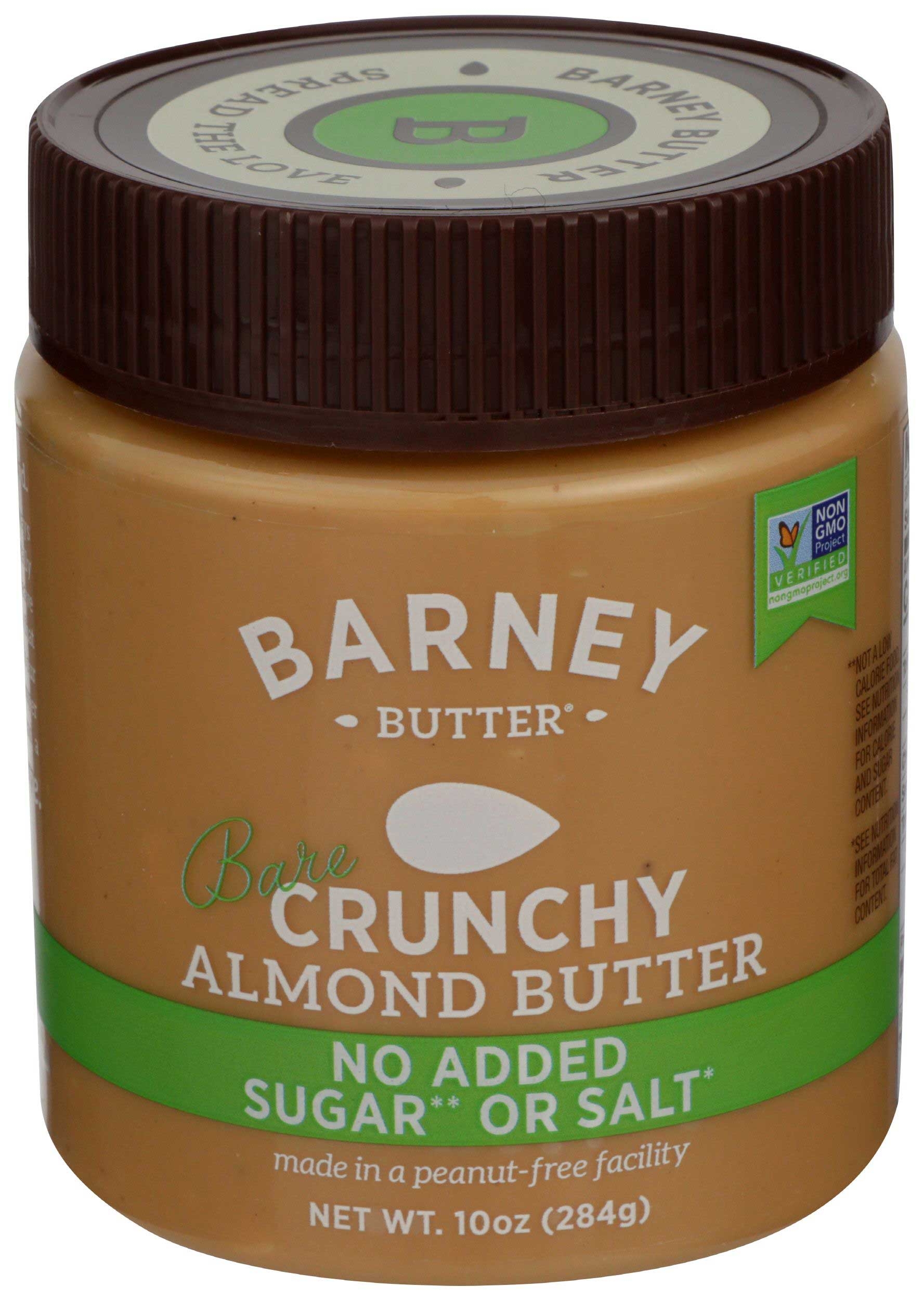 Barney Bare Crunchy Almond Butter, 10 Ounce -- 6 per case