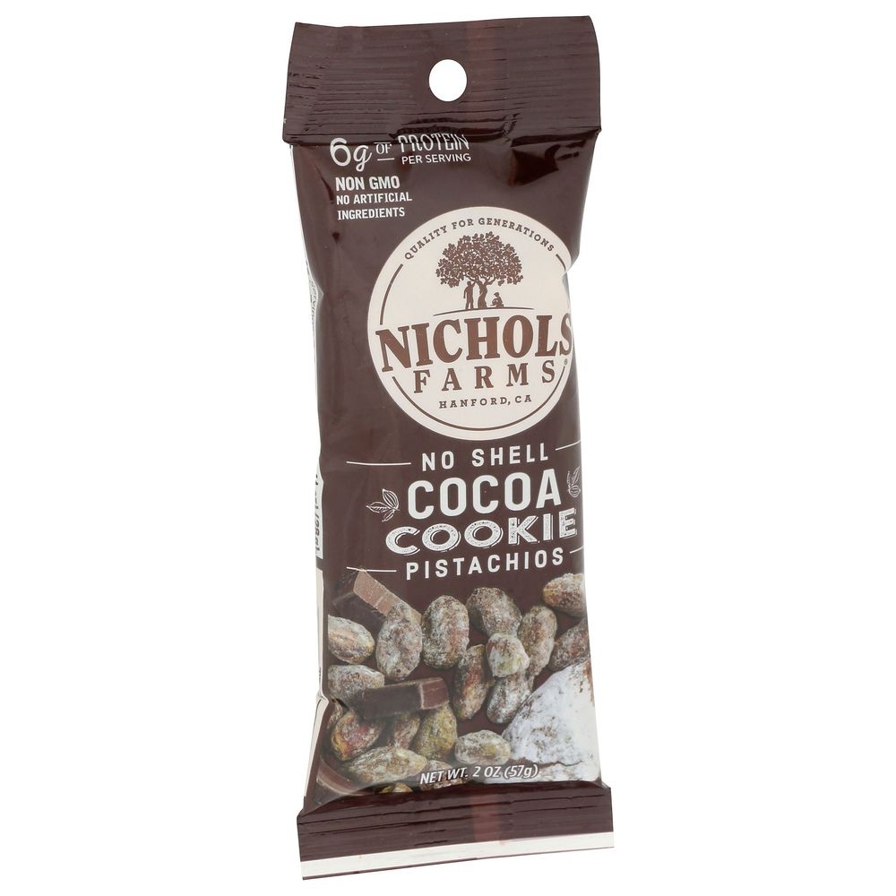 Nichols Farms Cocoa Cookie Pistachio, 2 Ounce -- 10 per case