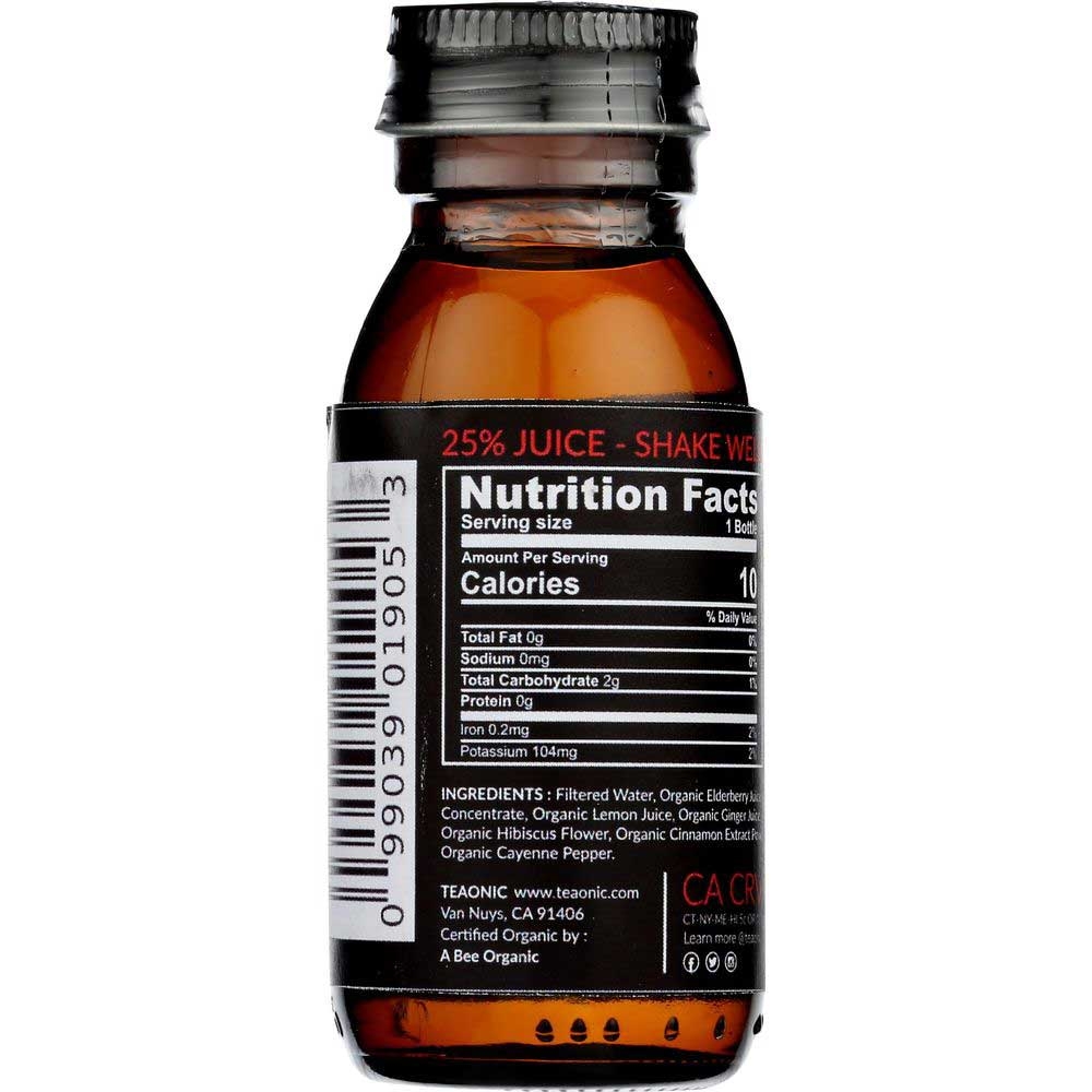 Teaonic My Immunity Mojo Revive Organic Herbal Wellness Shot, 2 Fluid Ounce -- 6 per case