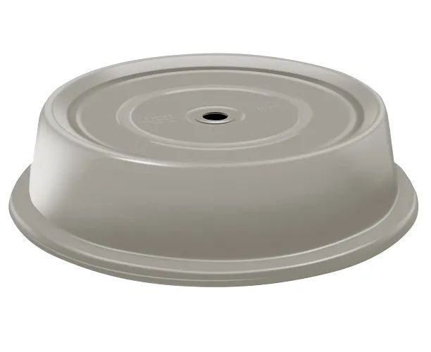 Cambro Versa Camcovers Granite Gray Fiberglass Round Plate Cover, 6 1/2 Inch Inside Dia. -- 12 Per Case
