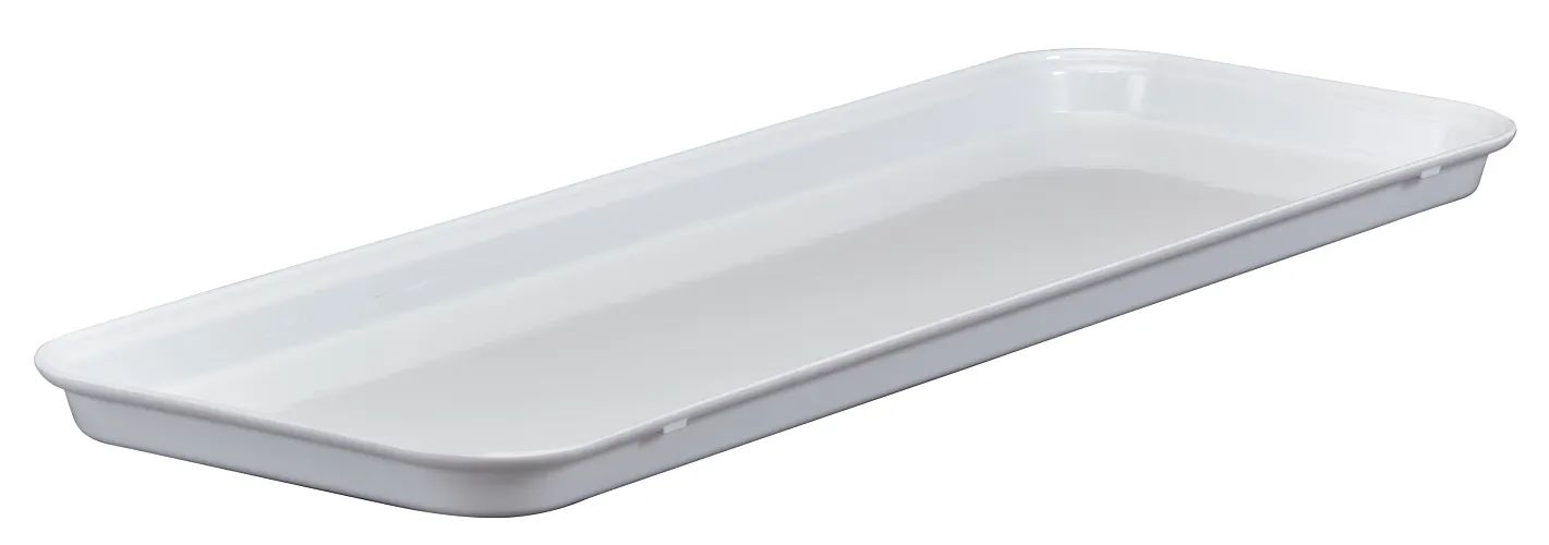 White Cambro Fiberglass Market Display Tray, Size: 8.6875 X 18 X .8125 Inch -- 12 Per Case.