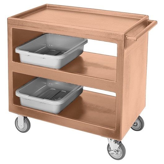 Cambro Service Cart, Coffee Beige, 5 inch.