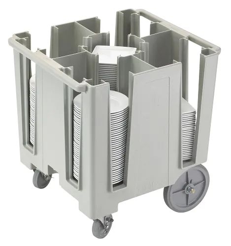 Cambro Versa Dish Caddy, Speckled Gray, 27 x 30 1/2 x 31 3/4 inch.