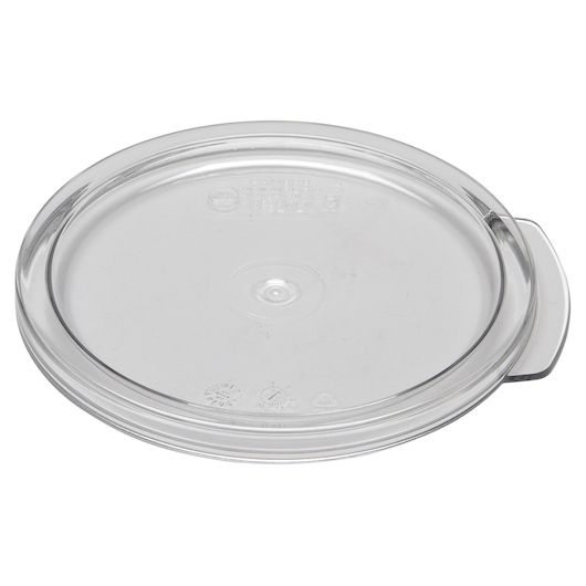 Clear 1 Qt Plastic Container Cover -- 12 per case