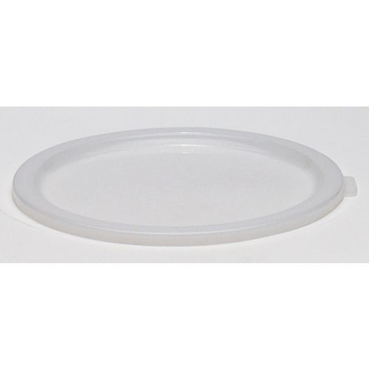 White 6/8 Qt Round Plastic Container Cover -- 12 per case