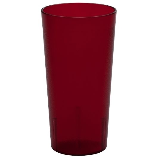 Cambro Colorware Tumbler, Ruby Red, 22 Ounce -- 24 per case.