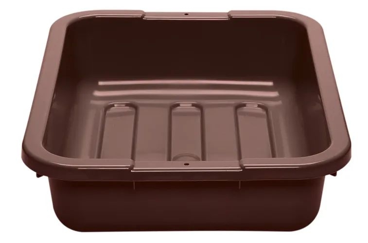 Cambro Poly Cambox, Dark Brown, 15 3/16 x 20 3/16 x 6 15/16 inch -- 12 per case.