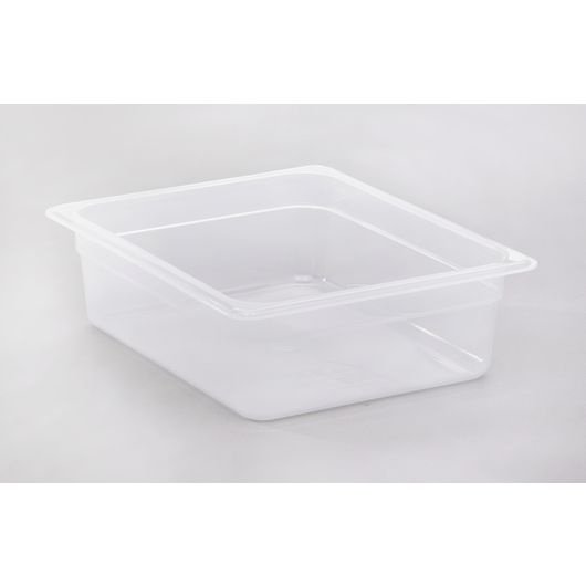 Translucent 1/2 Size 10 7/16 Inc X 12 3/4 Inc 4 Inc Deep Food Pan -- 6 per case